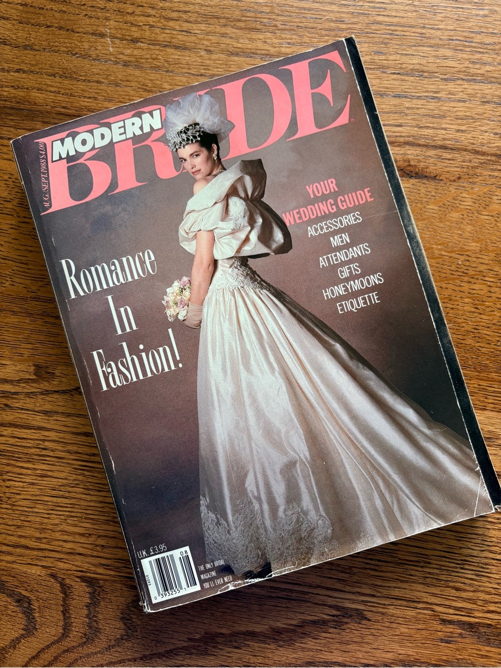 VTG Modern Bride Magazine - August/September 1988: Romance In Fashion- 626 pages